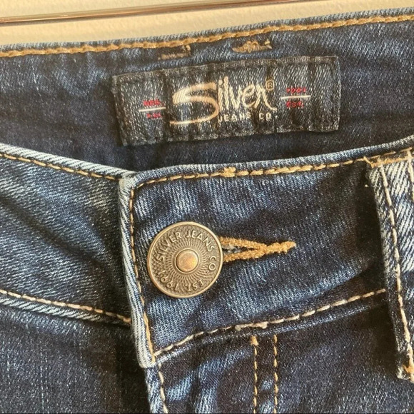 SILVER JEANS Sz 30 x  33 Suki Slim Boot Cut Jeans - Picture 8 of 8